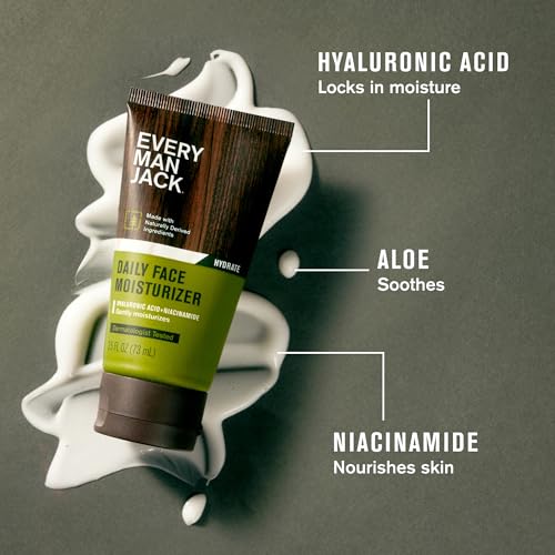 Every Man Jack, Face Lotion Revive Daily Hydrating, 2.5 Fl Oz