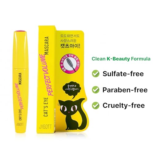 Cat's Eye Curling Mascara – Lengthening & Volumizing, Smudge-Proof