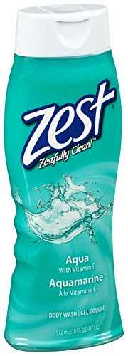 Zest Body Wash Aqua (Pack of 2)