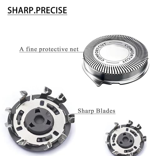SH30 Replacement Heads for Philips Norelco Series 3000, 2000, 1000 Shavers and S738 Click and Style,sh30 shaving head replacement 3-pack