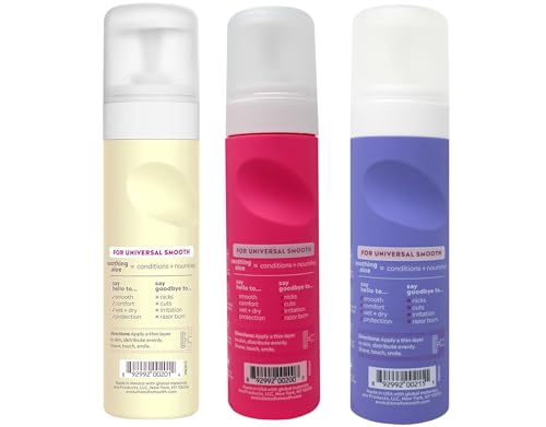 Moisturizing Shave Cream Variety Pack - Pomegranate-Raspberry, Lavender Jasmine, Vanilla Bliss - 3 x 7 oz