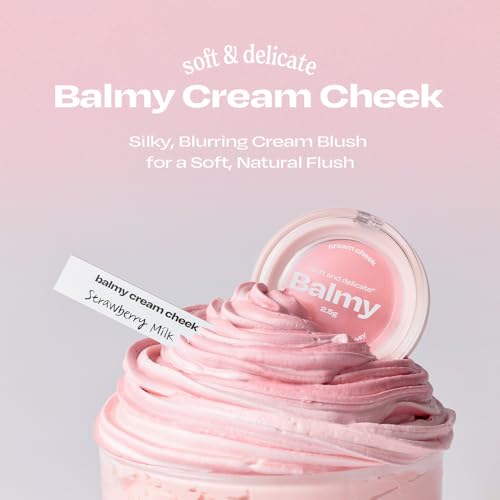 Balmy Cream Cheek Blush - Buildable, Long-Wear Matte (No.7 Taro Latte)