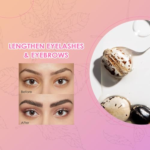 Organic Castor Oil Rose Quartz Roller Ball for Hair & Skin Care