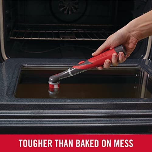 Rubbermaid Reveal Power Scrubber 18-Piece Kit, Cordless Electric Battery Powered Scrub Brush, Water Resistant, for Home/Kitchen/Bathroom/Grout/Tile/Shower/Tub