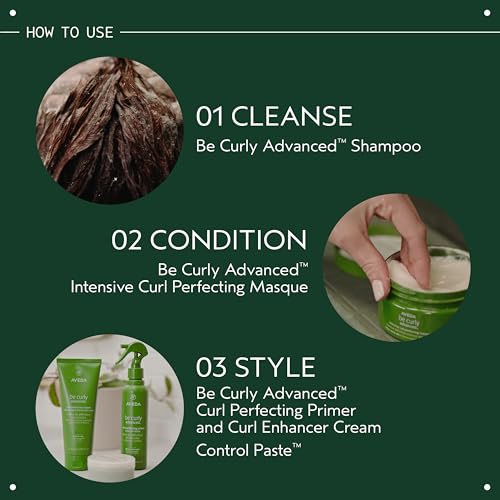 Aveda Be Curly Advanced Curl Enhancer Hair Cream | Defines Curly and Wavy Hair | Reduces Frizz, Adds Shine | Silicone Free | 98% Naturally Derived*