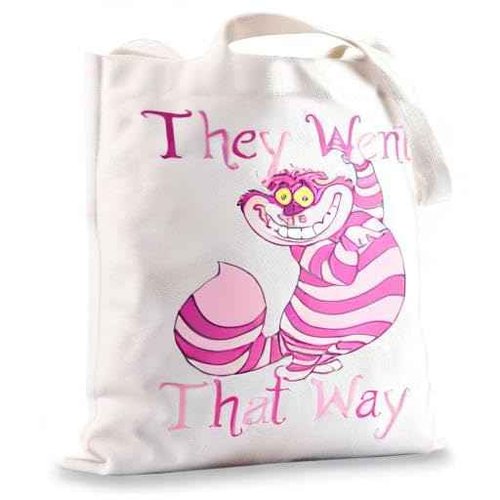 BWWKTOP Cat Cosmetic Makeup Bag Grind And Smile Gifts They Went That Way Cat Zipper Pouch Bag For Movie Fans (Went That Way TG)