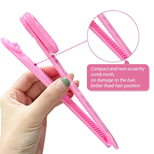 DIY Hair Cutting Kit - Stainless Steel Scissors, Split Ends Trimmer & Clips