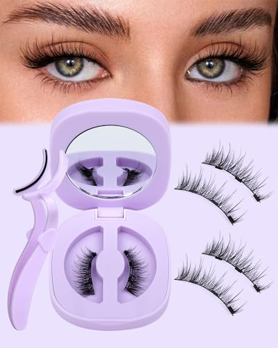 Magnetic Eyelashes with Applicator - No Glue Needed