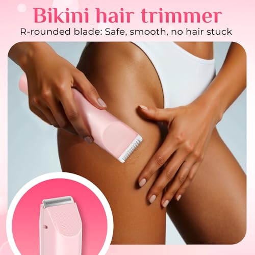 2-in-1 Electric Shaver for Women - Dual-Head Bikini Trimmer