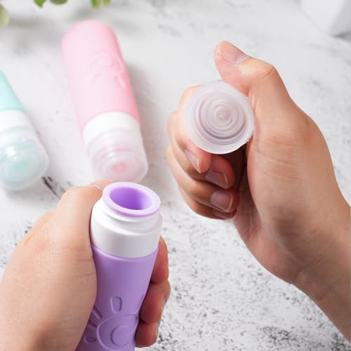 Zafit 18-Pack TSA Approved Travel Bottles - Leak Proof Silicone Set
