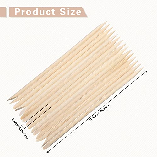 Demissle 400 Pcs Wooden Wax Applicator Sticks for Eyebrow & Hair Removal