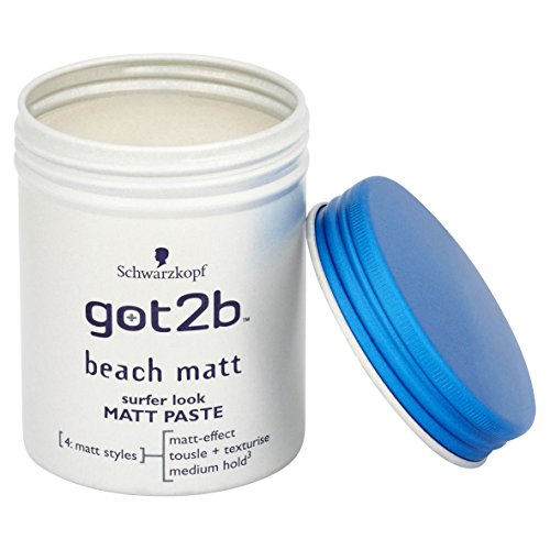 Schwarzkopf got2b Beach Matt Surfer Look Matt Paste 3.5 oz - Pack of 6