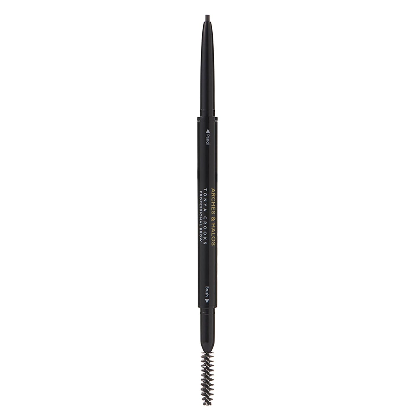 Arches & Halos Micro Defining Brow Pencil - For a Fuller and More Defined Brow, Rich Color - Dual Ended Pencil with Brush - Vegan and Cruelty Free Makeup - Espresso, 0.003 oz