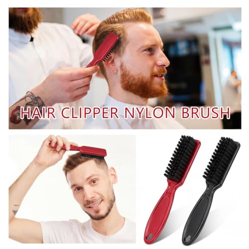 Clipper Cleaning Brush Set - 2 Pcs Barber Tool for Trimmers