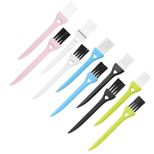 10 Pack Keyboard Cleaning Brushes Kit Mini Crevice Cleaning Brush Electric Shaver Cleaning Brushes Gaming Mouse Groove Gap Scraper Tools Electric Razor Brush Keyboard Cleaner for Small Space