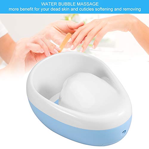 Nail Bubble Bowl, Electric Nail Soaking Bowl Manicure Hand Massage Spa Soak Nail Polish Remover Softening Machine Nail Art Tool for Beauty Salon and Home