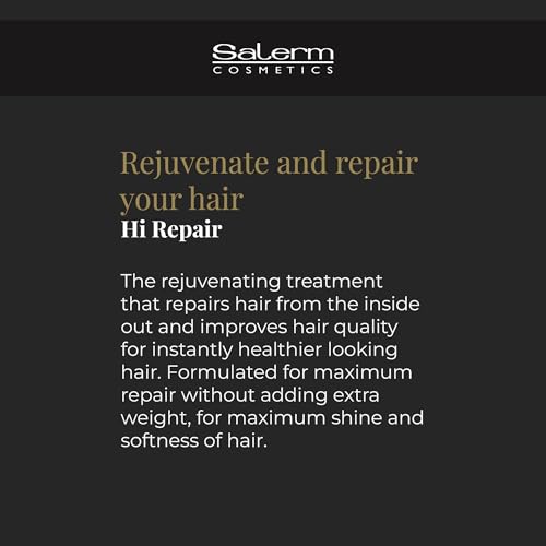 SALERM - Hair Repair Mask - Hi Repair Mask 02-1000 ml - Deeply Moisturizes Damaged Hair - Repairs and Rejuvenates - Shinier and Softer Hair - Immediate Effect