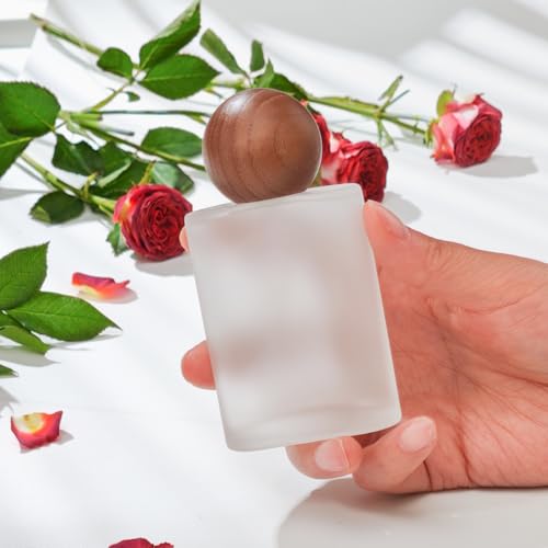 50ml Frosted Glass Perfume Spray Bottle with 3 Dispensers