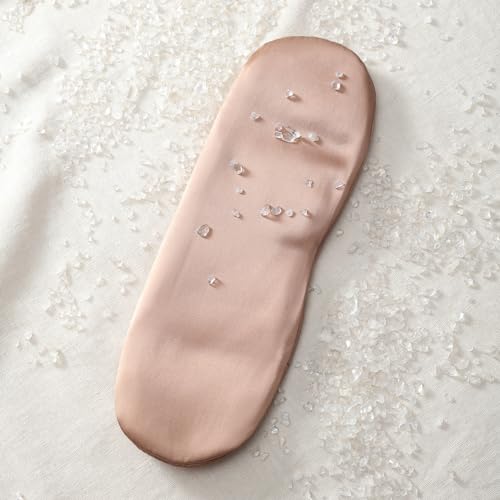 Weighted Eye Pillow with Clear Quartz Fill | Sleep & Meditation Mask