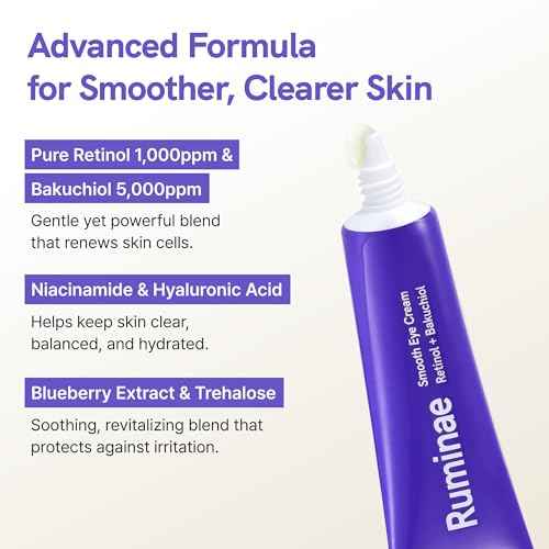 Retinol 0.1% + Bakuchiol 0.5% Dual Cream | Anti-Aging Cream for Face, Neck & Eyes | Fades Pigmentation, Dark Spots & Wrinkles | Korean Gentle Daily Skincare (30ml / 1.01 fl oz)