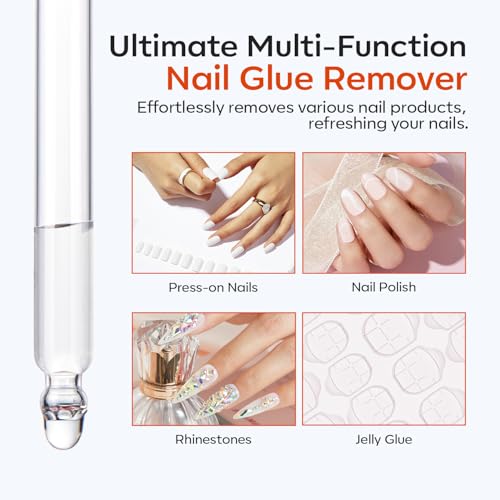 Modelones 50ml Fast-Acting Nail Glue Remover for Press On Nails & Acrylics