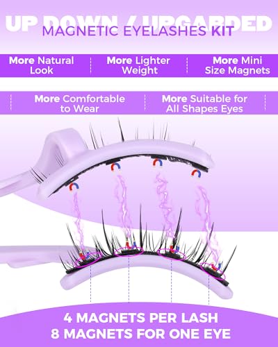 Magnetic Eyelashes with Applicator - No Glue Needed