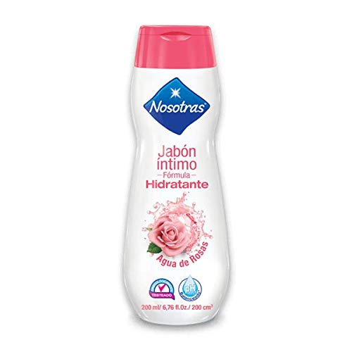 Nosotras Diarios - Saba | (Intimate Soap) Delicate Freshness Femenine Cleanser Balanced pH| Jabon Intimo Mujer de Uso Diario Prevenir Flujo y Malos Olores 6.76 Oz - 200 ml (Rosewater | Agua de Rosas)