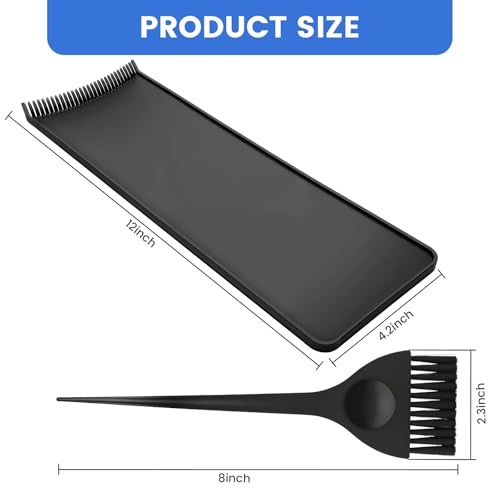 Hair Highlighting Board Kit with Applicator Brush - 2 Pcs