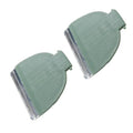 HaeKap Green Ceramic & Stainless Steel Trimmer Replacement Blades for Meridian Grooming Trimmer - 2 Pack