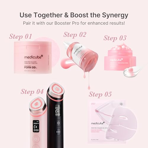 medicube Overnight Renewal Salmon PDRN Duo: Salmon DNA PDRN Pink Peptide Serum and Salmon DNA PDRN Pink Collagen Capsule Cream, Gifts for Her, Skin Care Set