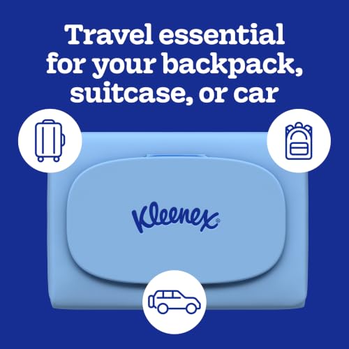 Kleenex Snap & Go Ultra Soft Facial Tissues, 4-Pack, 25 Tissues Each