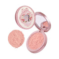 Flower Knows Midsummer Fairy Embossed Blush Apricot Matte Powder for Cheeks
