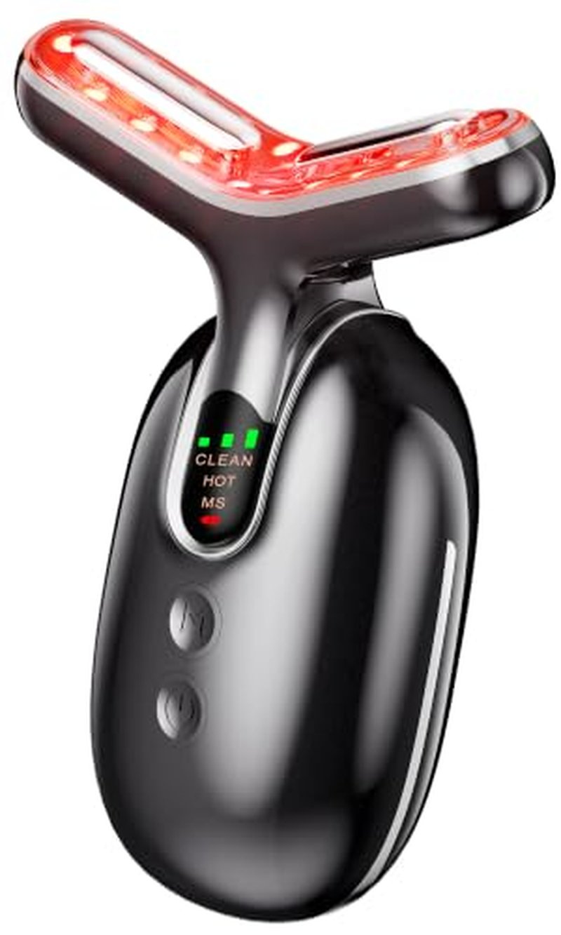 Ihelol Micro-Current Facial Massager with 3 LED Light Therapy