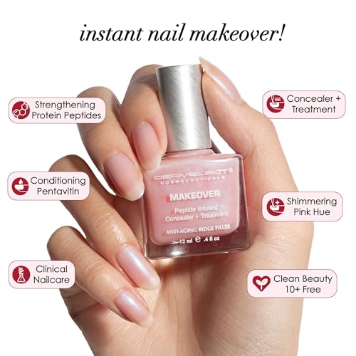 Dermelect Makeover Ridge Filler Base Coat - Nail Treatment