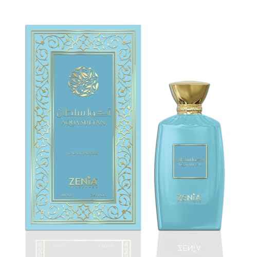Zenia Aqua Sultan Eau de Parfum EDP Spray Unisex ? 3.4oz / 100ml | Long Lasting Citrus Spicy Woody Fragrance with Bergamot, Neroli, Cinnamon & Tea