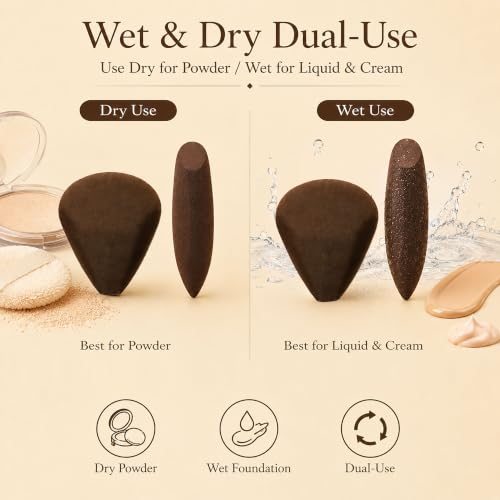 Makeup Sponge 8Pc Set - Pen & Teardrop Beauty Blender