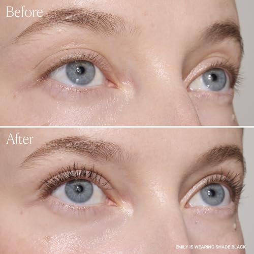 Well People Expressionist Curling Mascara, Curved Brush and Weightless Formula Lift, Separate and Nourish Lashes with Olive and Jojoba Oils, Smudge-Resistant, Clump- and Flake-Free, Black