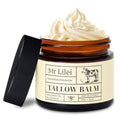 Beef Tallow for Skin - 100% Organic Grass-Fed Beef Tallow Balm with Raw Honey, Natural Whipped Face Moisturizer & Body Butter for Dry & Sensitive Skin, Non-Greasy (Unscented, 50g/1.76oz)