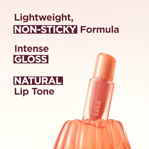 Laka Jelling Nude Gloss Lip Oil - Sheer, Non-Sticky, Hydrating