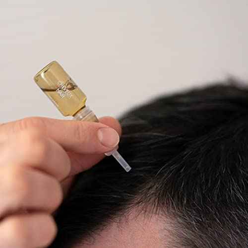 Ecrinal ANP2 Hair Growth Ampoules for Men - Strengthening & Repairing Ampoules - Intensive Hair Care for Thinning, Dull, Damaged Hair - ANP 2+ Complex with Omega 3 | Pack 8