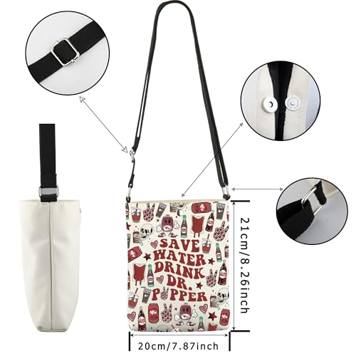 Dr P Crossbody Bag - Vodka Drinker & Soda Lover Gift