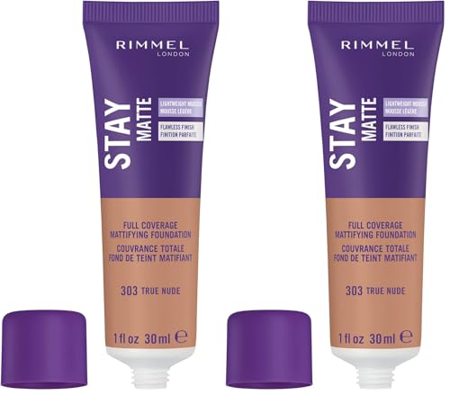 Rimmel Stay Matte Liquid Mousse Foundation 303 True Nude 1oz