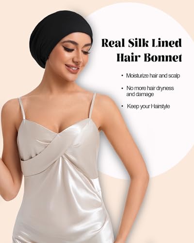 Mulberry Silk Sleep Cap for Curly Hair & Waves