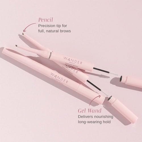 Wander Beauty Brow Pencil & Gel Duo - Taupe 2-in-1