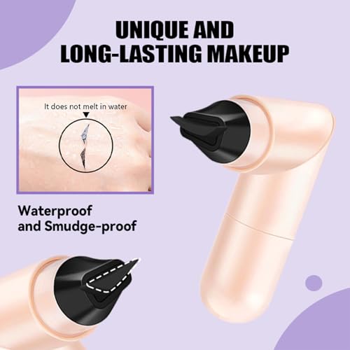 Winged Eyeliner Stamp Pen, Dual End Waterproof Cat Eye Liner