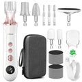 LitBear Cordless Electric Nail Drill Set - 15 Speed Toenail Grinder for Home Salon Care