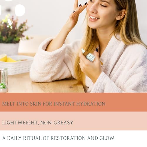 Ginger Orange Moisturizer Face Cream - With Reishi Mushroom, Arnica, Jojoba, Vitamin E, Shea Butter, Rose Water, and Arrowroot - Moisturizing, Anti Aging, and Hydrating