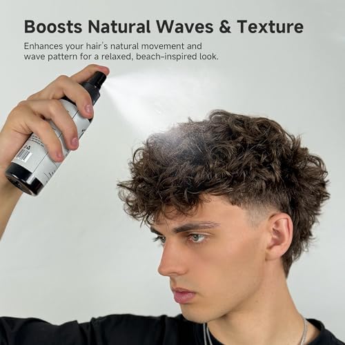 BlackMask Sea Salt Spray for Men – Beach Wave Texture