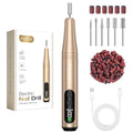 Professional Cordless Electric Nail Drill Kit with LED Display