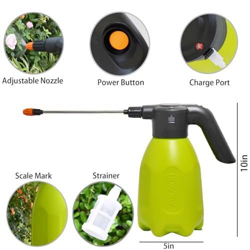 ES2 Electric Spray Bottle 0.5 Gallon - Rechargeable Plant Mister